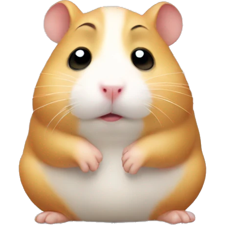 Sad hamster  emoji