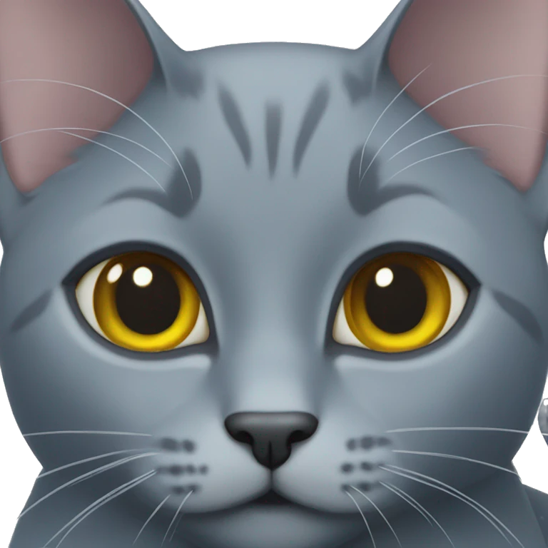 russian blue cat emoji