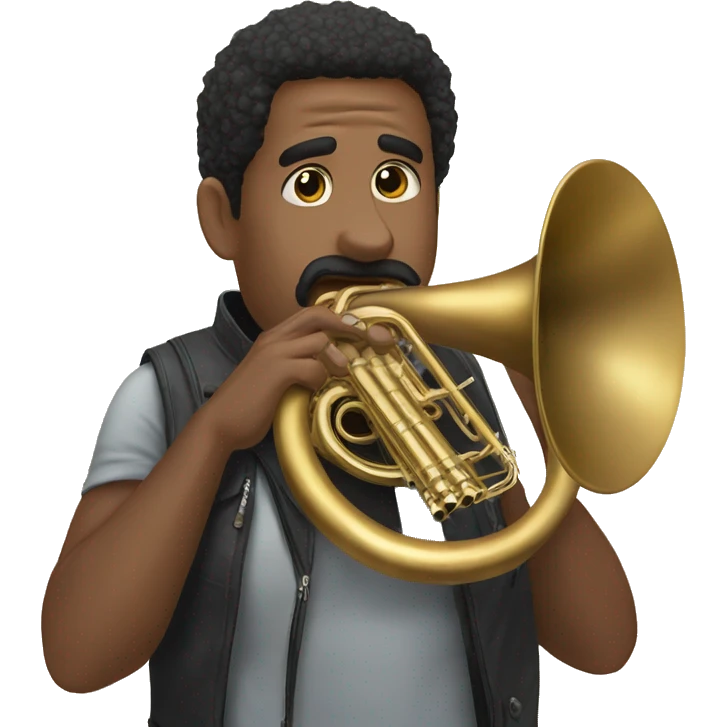 Sousaphone and trombone crossbreed emoji