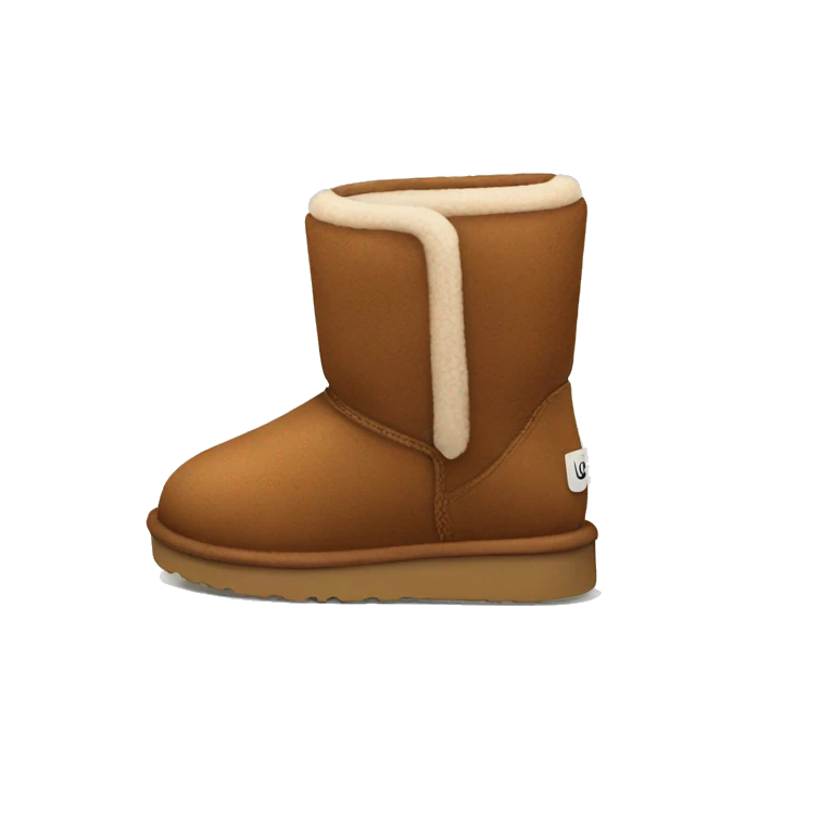 Ugg boots in brown emoji