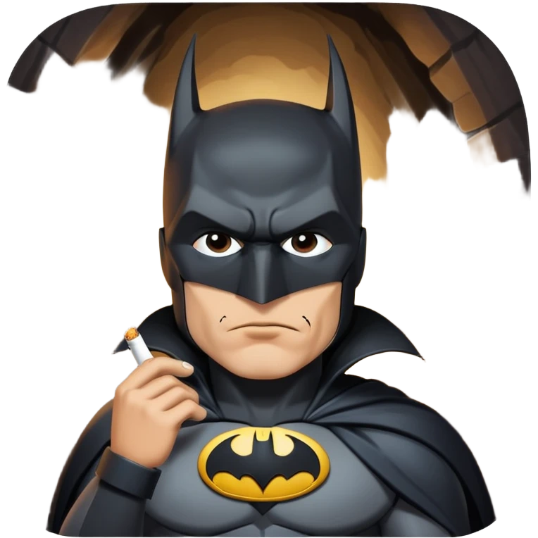 Busy batman smoked emoji