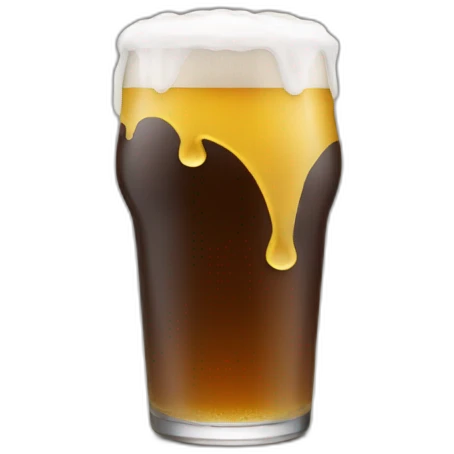 badly poured pint emoji