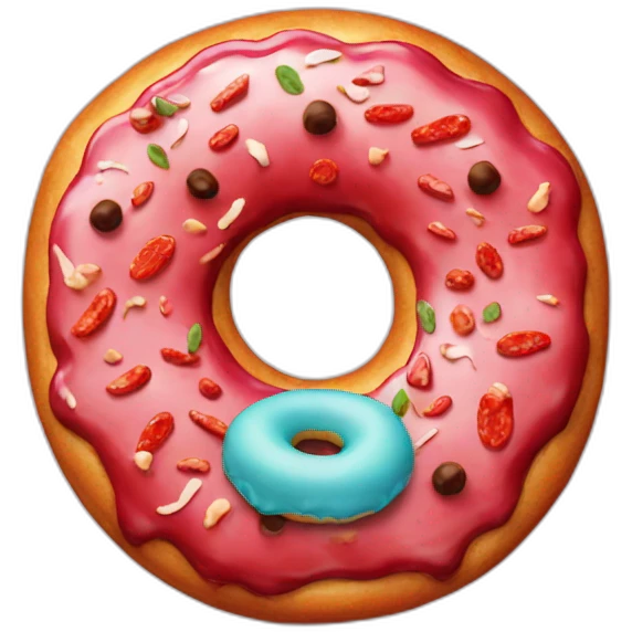 Mr.donut wants a pizza emoji