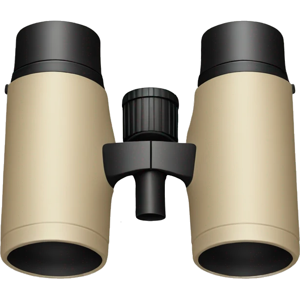 Beige binoculars emoji