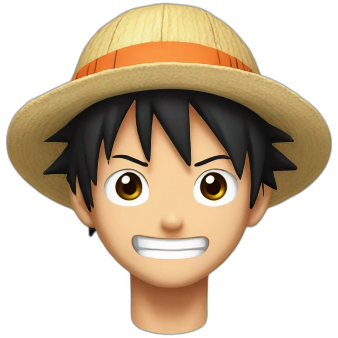 Luffy dans le style de naruto emoji