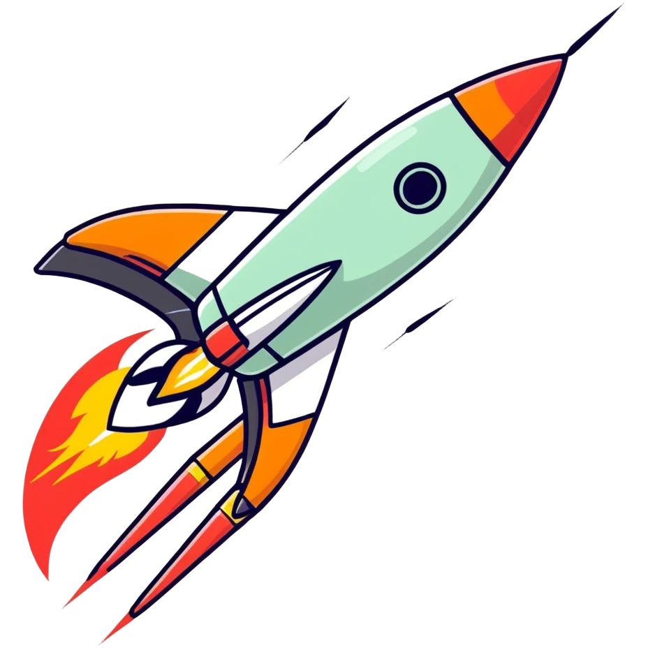 Evil fox launching rockets and missiles    emoji