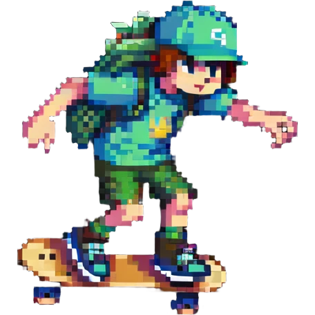 money riding a skateboard emoji