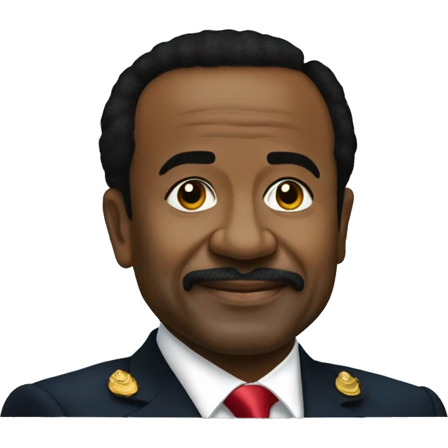 Paul Biya sur le bateau emoji