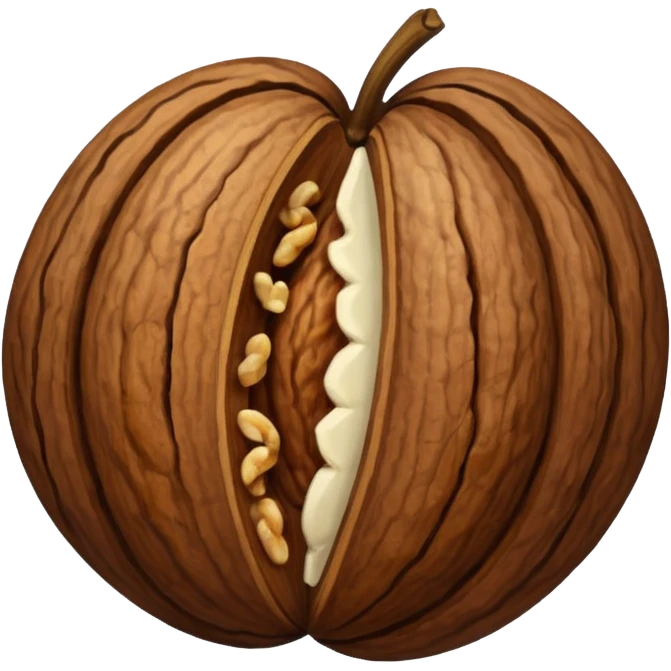 un cerneau de noix emoji
