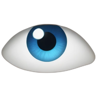 blue eyes emoji