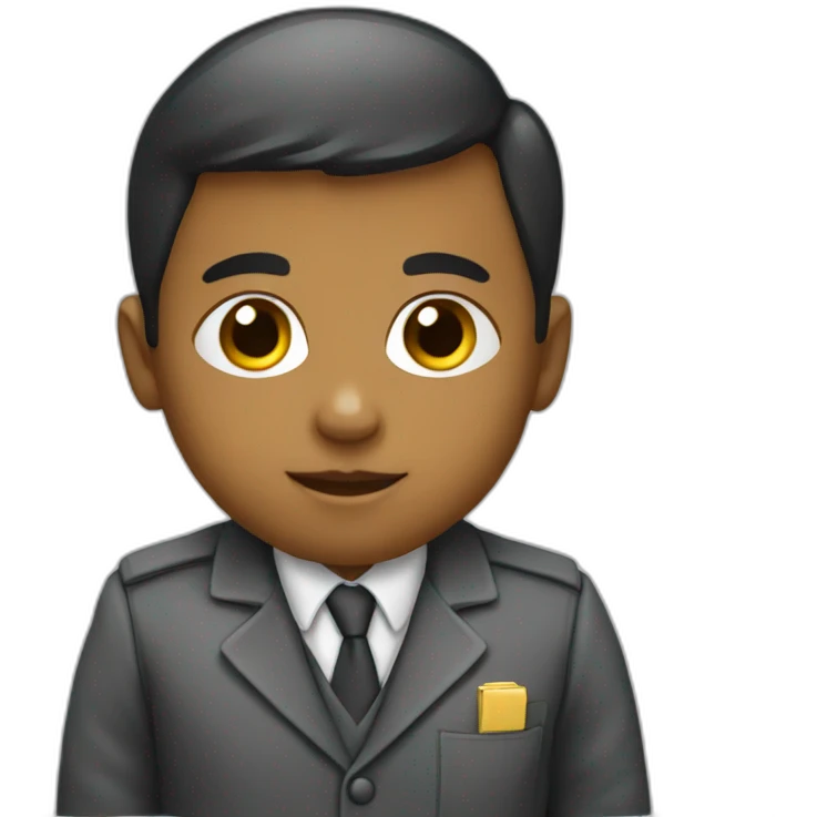 an infant with a job, teacher emoji