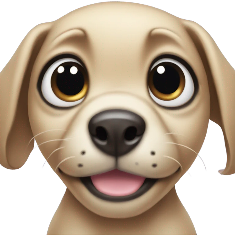 Stictch with puppy eyes emoji