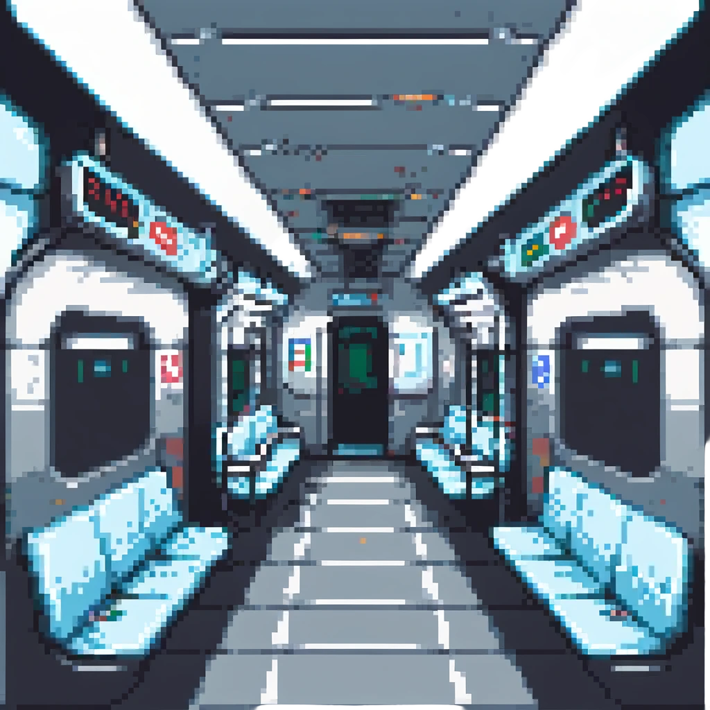 futuristic subway emoji