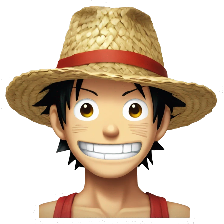 Straw hat Luffy  emoji