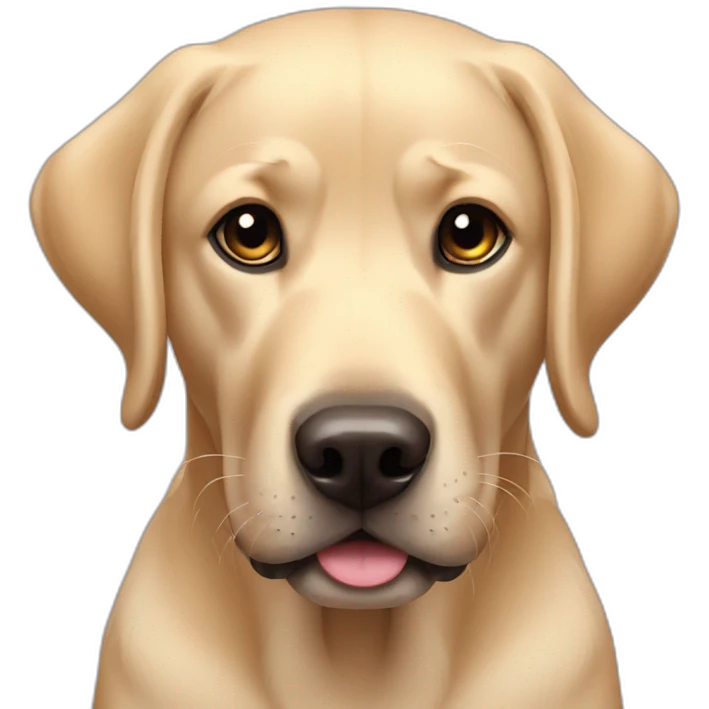 labrador full play bow emoji