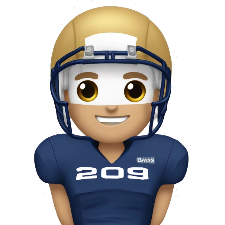 Cooper Kupp. Los Angeles Rams football player and wide receiver. #10 emoji