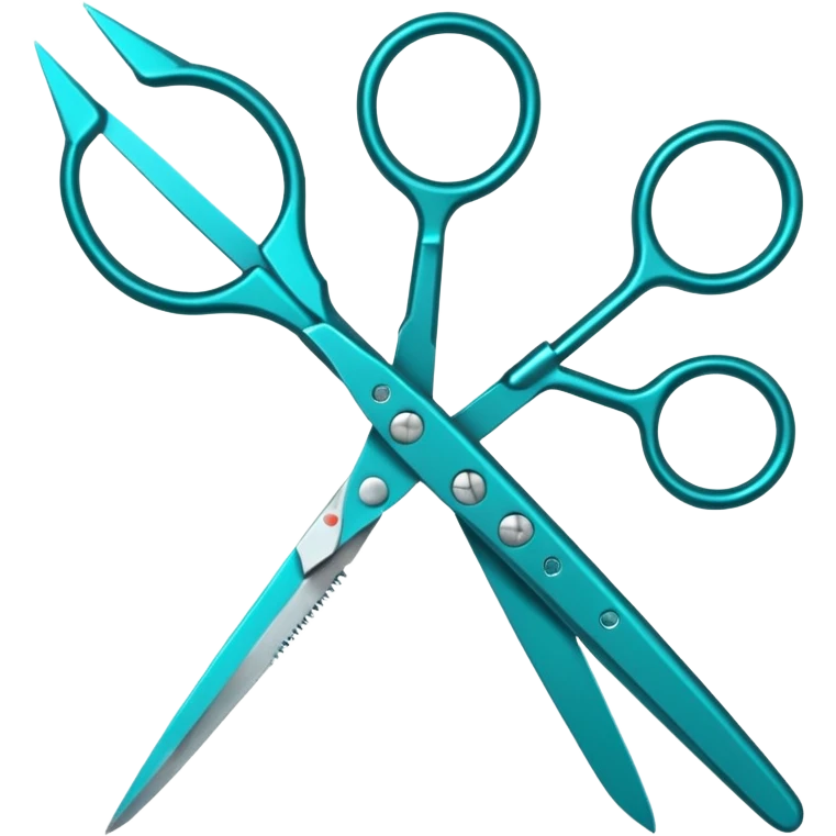 scissors teal  emoji