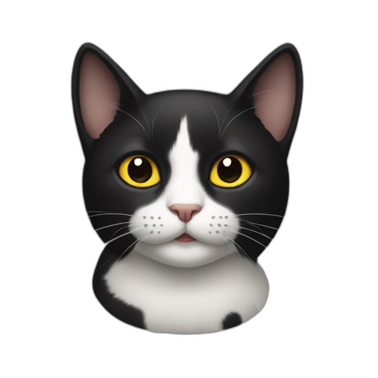 Gato negro emoji