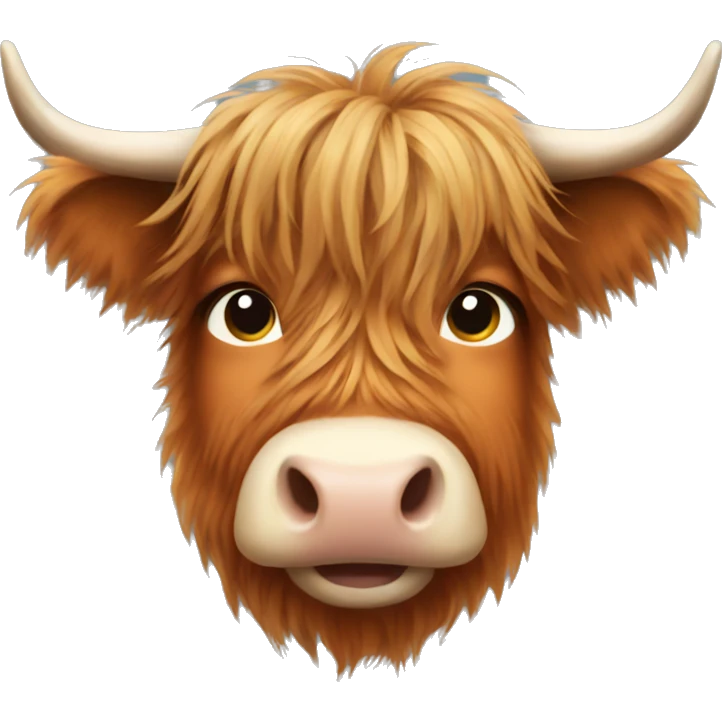 Highland cow emoji