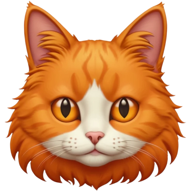 Cat with thin eyes  emoji