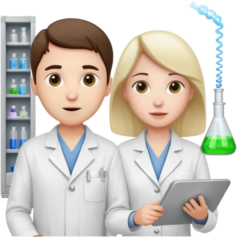 Technicians with Semi-Visual Faces emoji