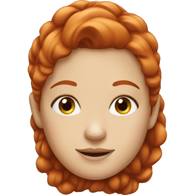 Redhead girl emoji