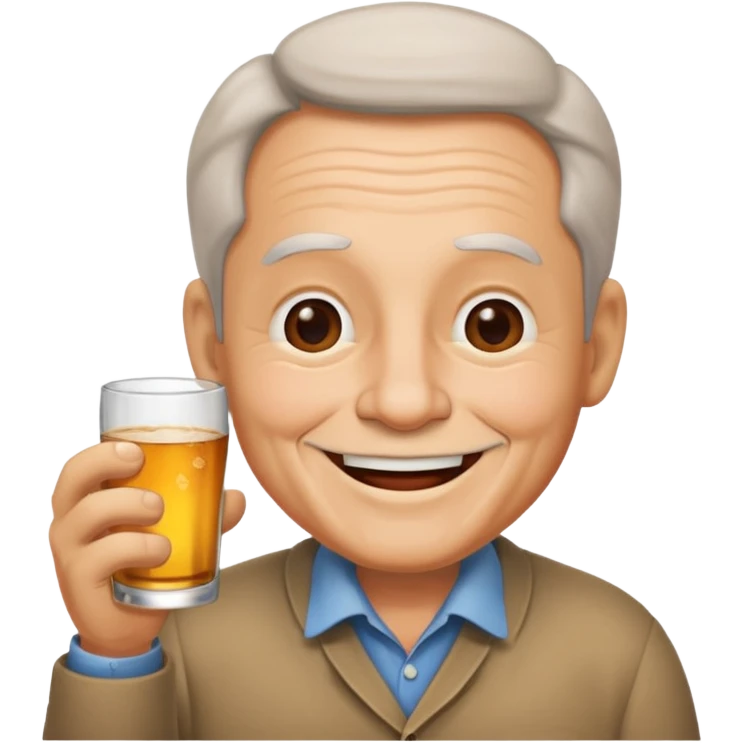 Papa drunk emoji
