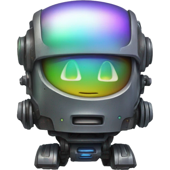 Iridescent gamebot emoji