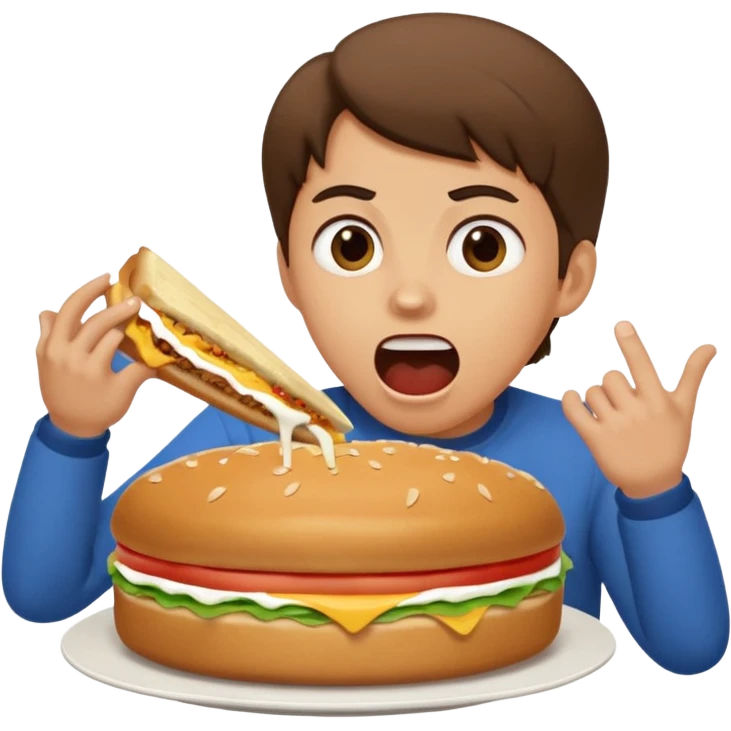 Kai Cenat yelling at torta emoji