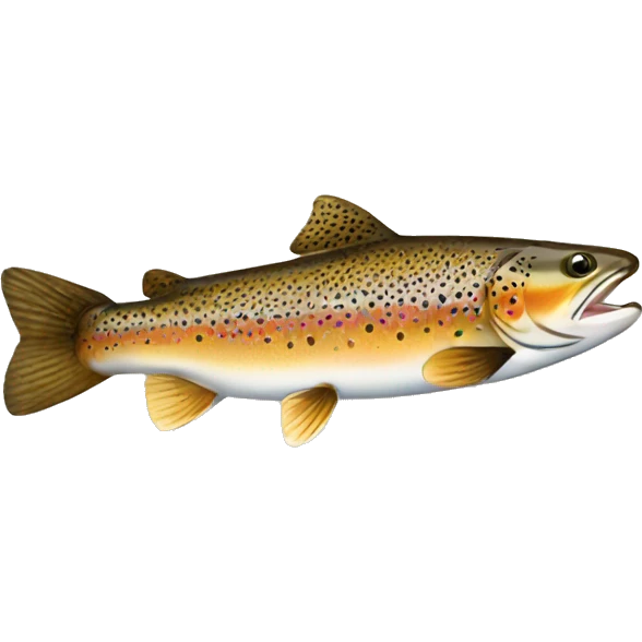Brown trout  emoji