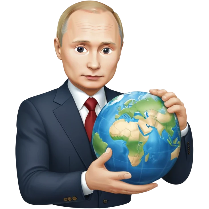 Путин держит весь мир emoji