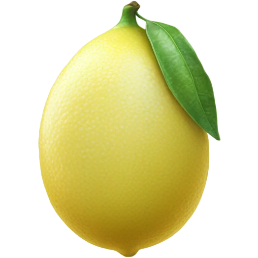 realistic lemon emoji