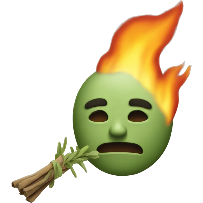 burning sage emoji