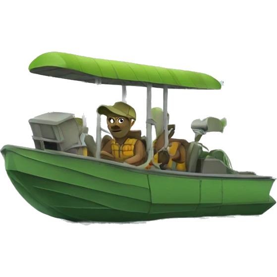 Swamp airboat  emoji