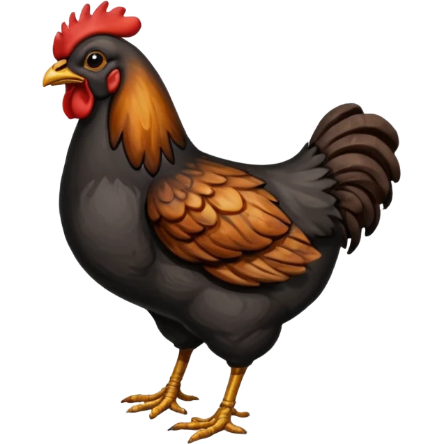 coal  chicken emoji