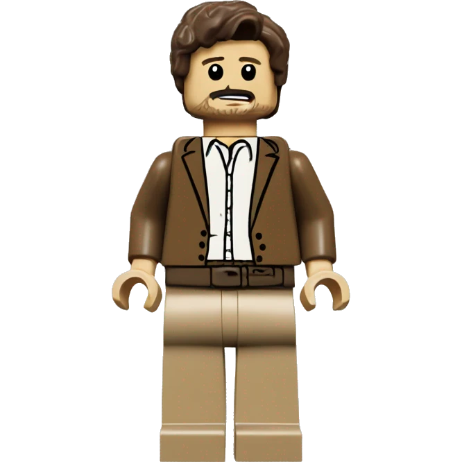 PEDRO PASCAL lego full body emoji