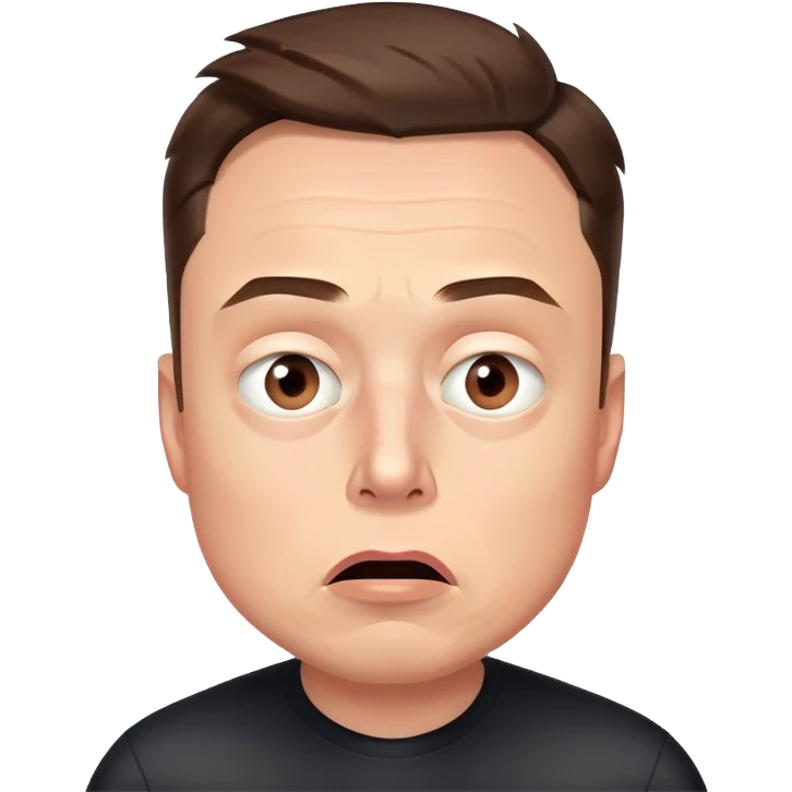 elon musk scared emoji