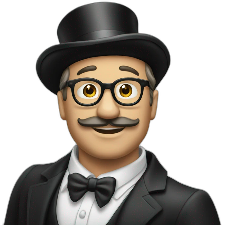 The man Monopoly emoji