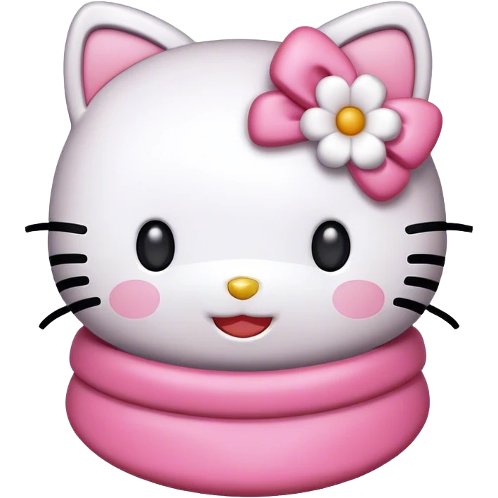Cute hello kitty emoji emoji