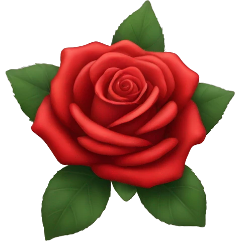 red roses emoji