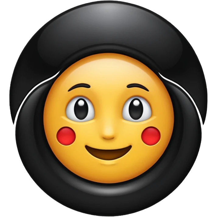 black vinyl emoji