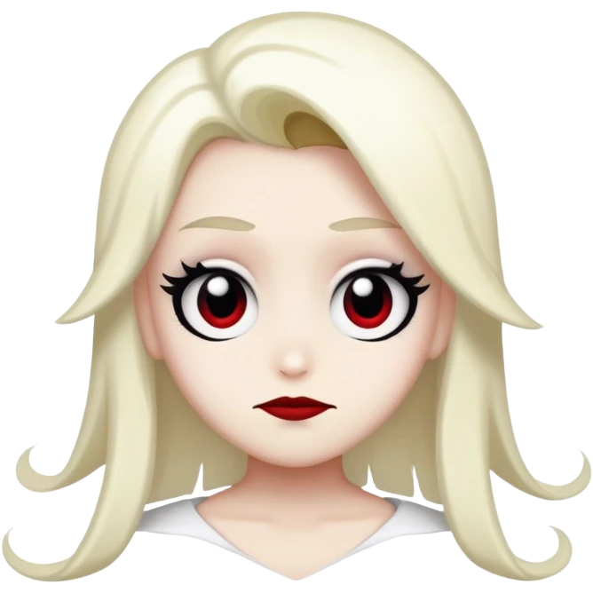 Angel Dust from Hazbin Hotel, fun expressive emoji style emoji