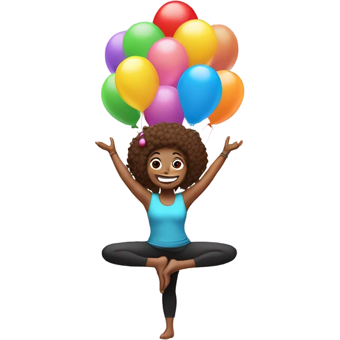 Happy Birthday Yoga emoji