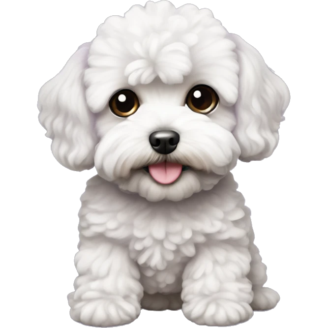 light purple maltipoo emoji