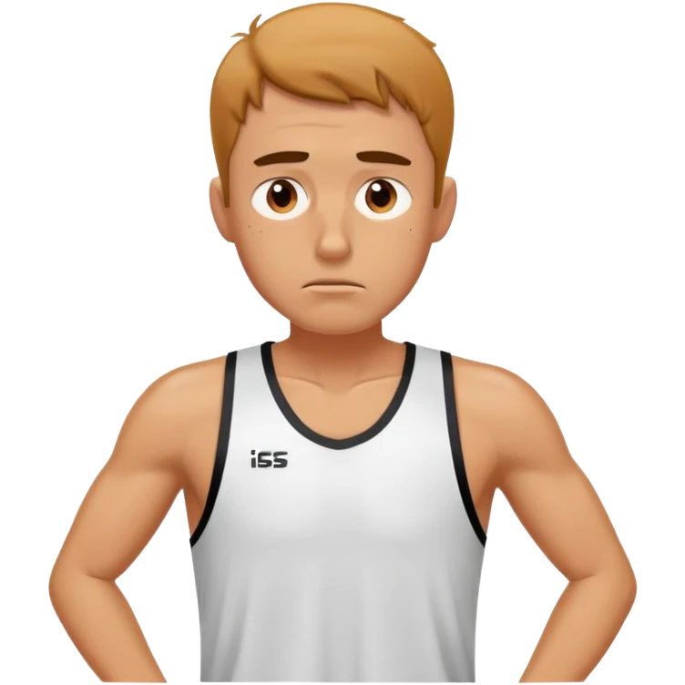 tired man after sport emoji