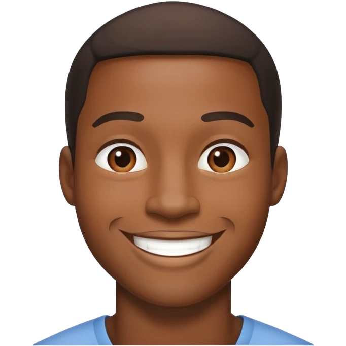 black man emoji