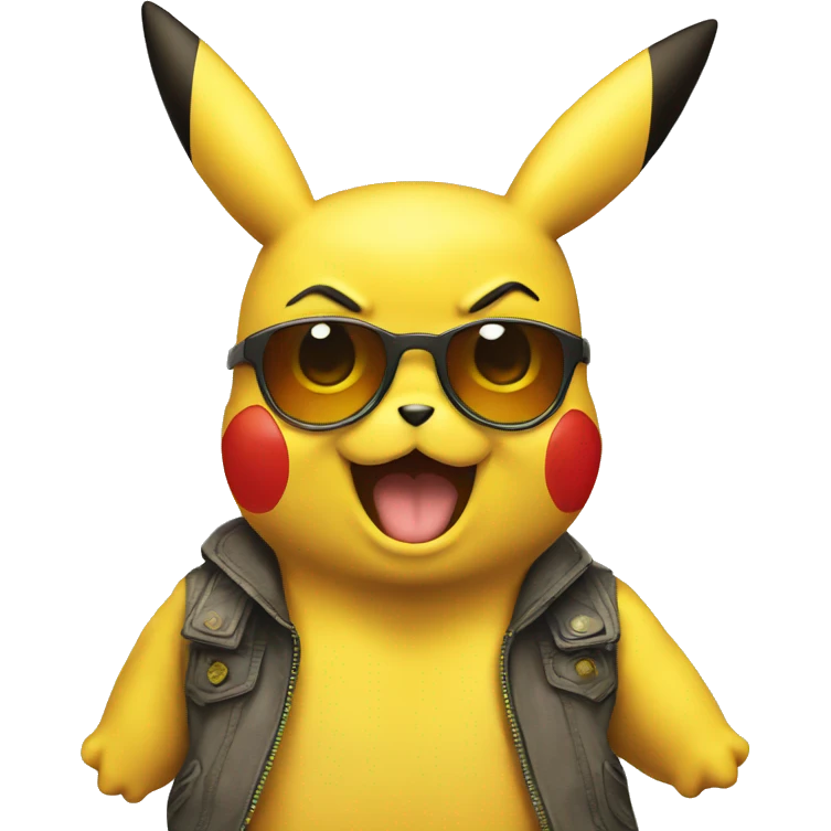 Cool pikachu emoji