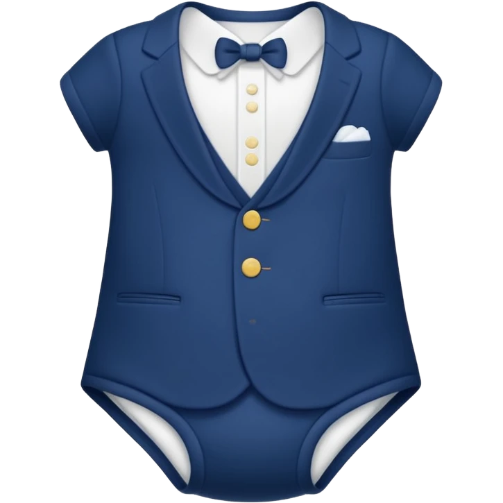 Give me a diaper and a small suit  emoji