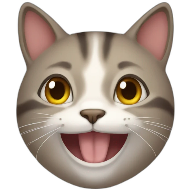 Cat smile emoji