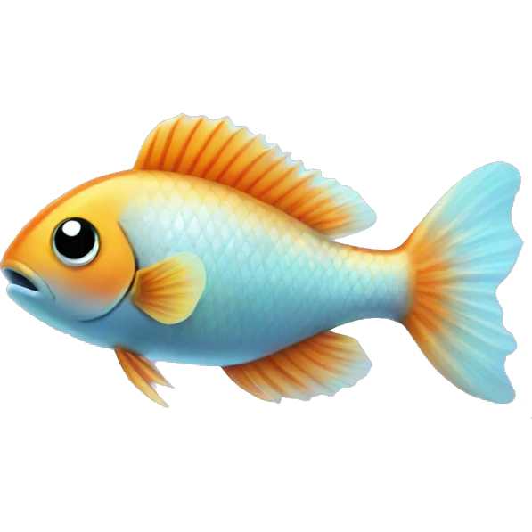 Fish in aquarium emoji